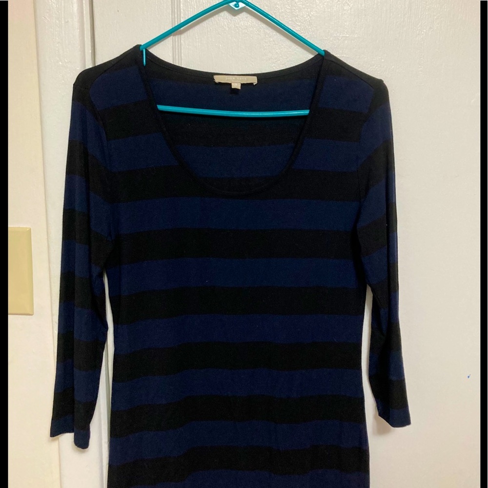 Navy and Black blouse